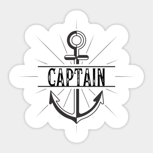 Captain Sticker by Fee Artistry